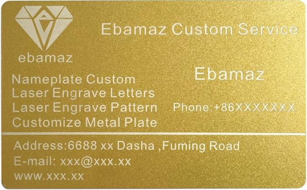 Visitenkarten graviert